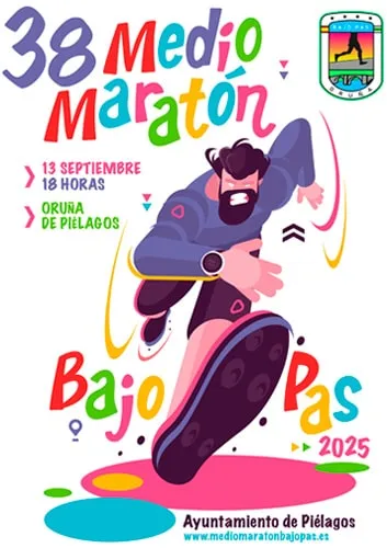Cartel Media Maratón Oruña de Piélagos