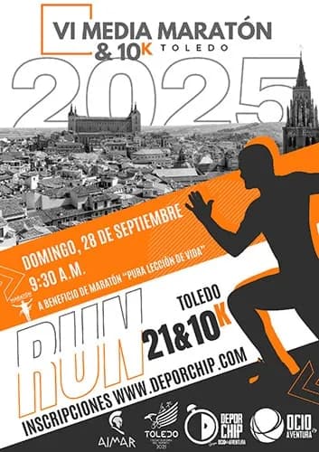 Cartel VII Media Maratón y 10K Ciudad de Toledo