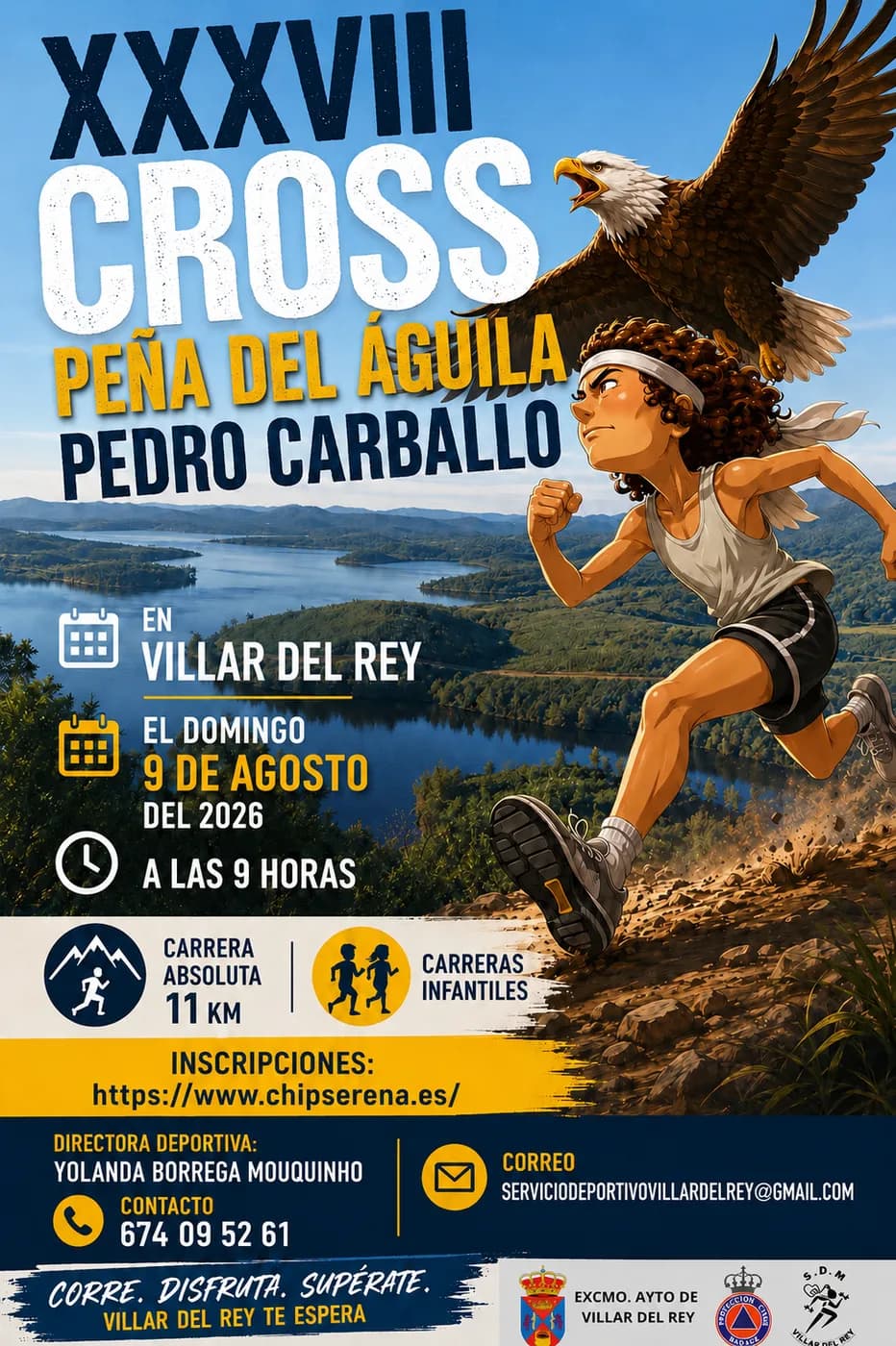 Cartel XXXVIII Cross Peña del Águila - Pedro Carvallo