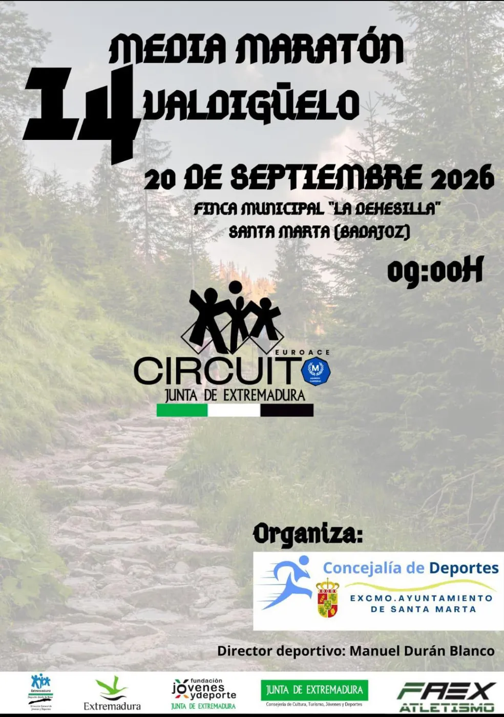 Cartel 14ª Media Maratón Valdigüelo