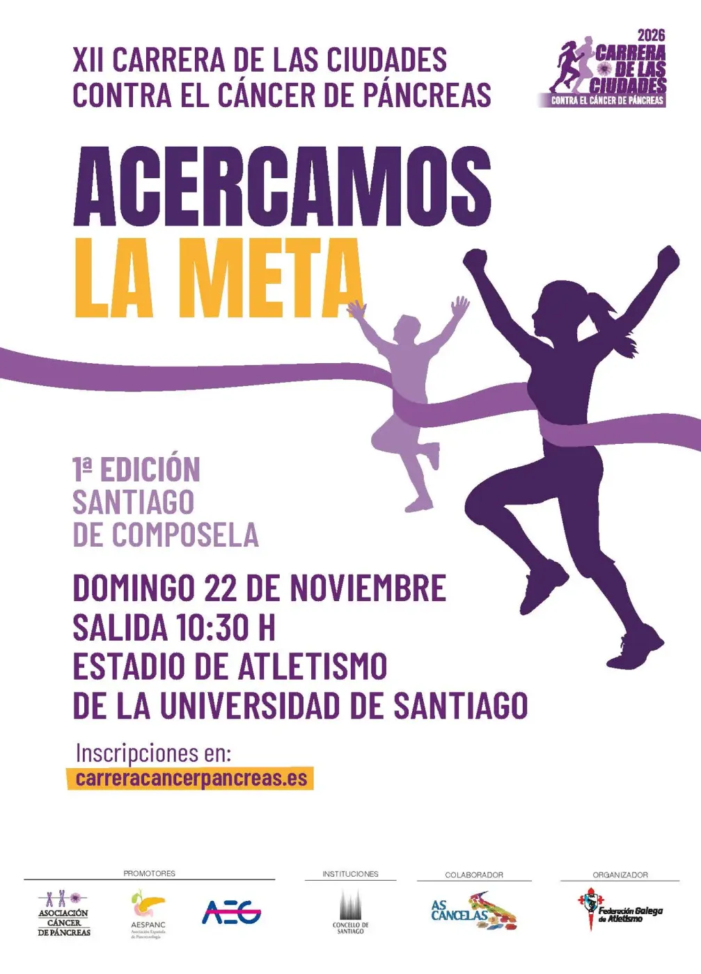 XII Carreira contra o Cancro de Páncreas - Santiago de Compostela