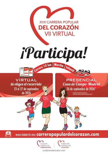 Cartel XVII Carrera Popular del Corazón