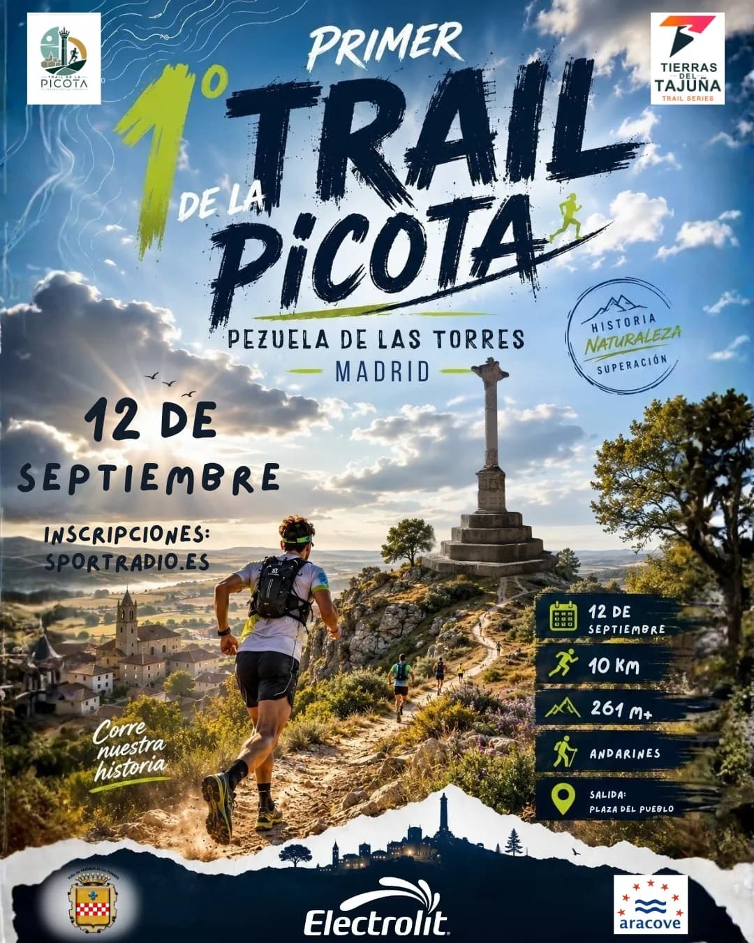 Cartel I Trail de la Picota de Pezuela de las Torres