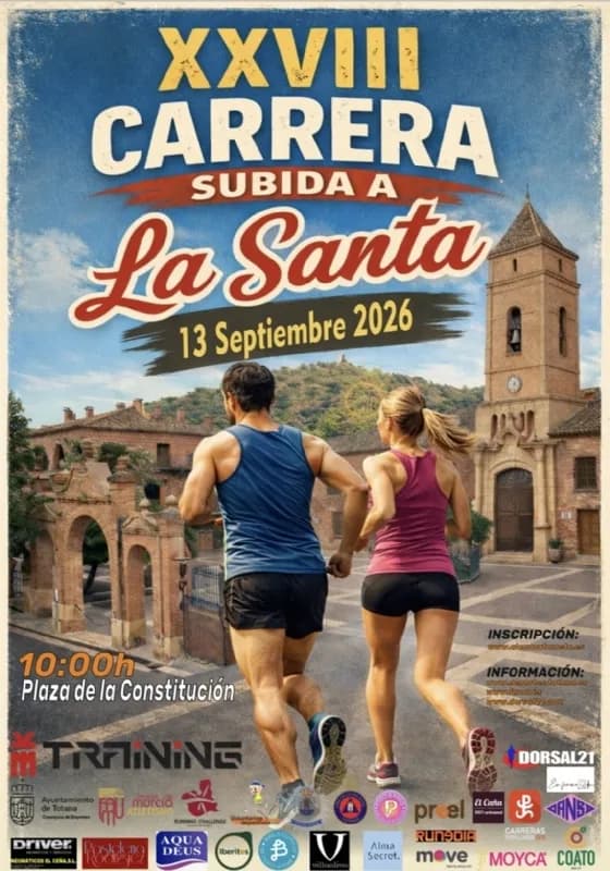 Cartel XXVIII Subida a La Santa
