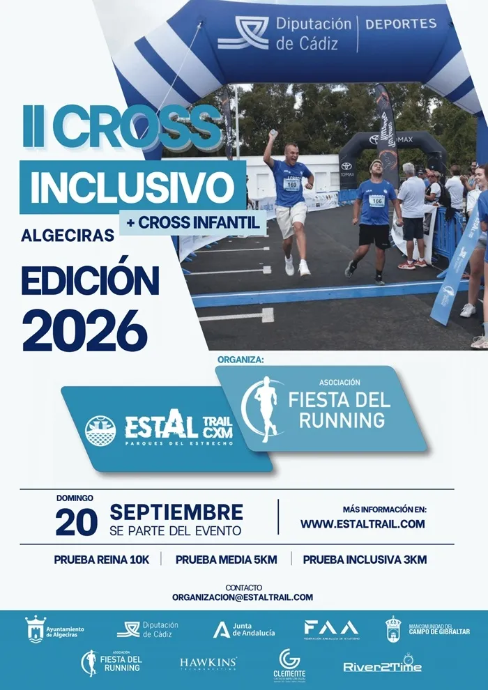 Cartel II Cross Estal Trail CxM Parques del Estrecho