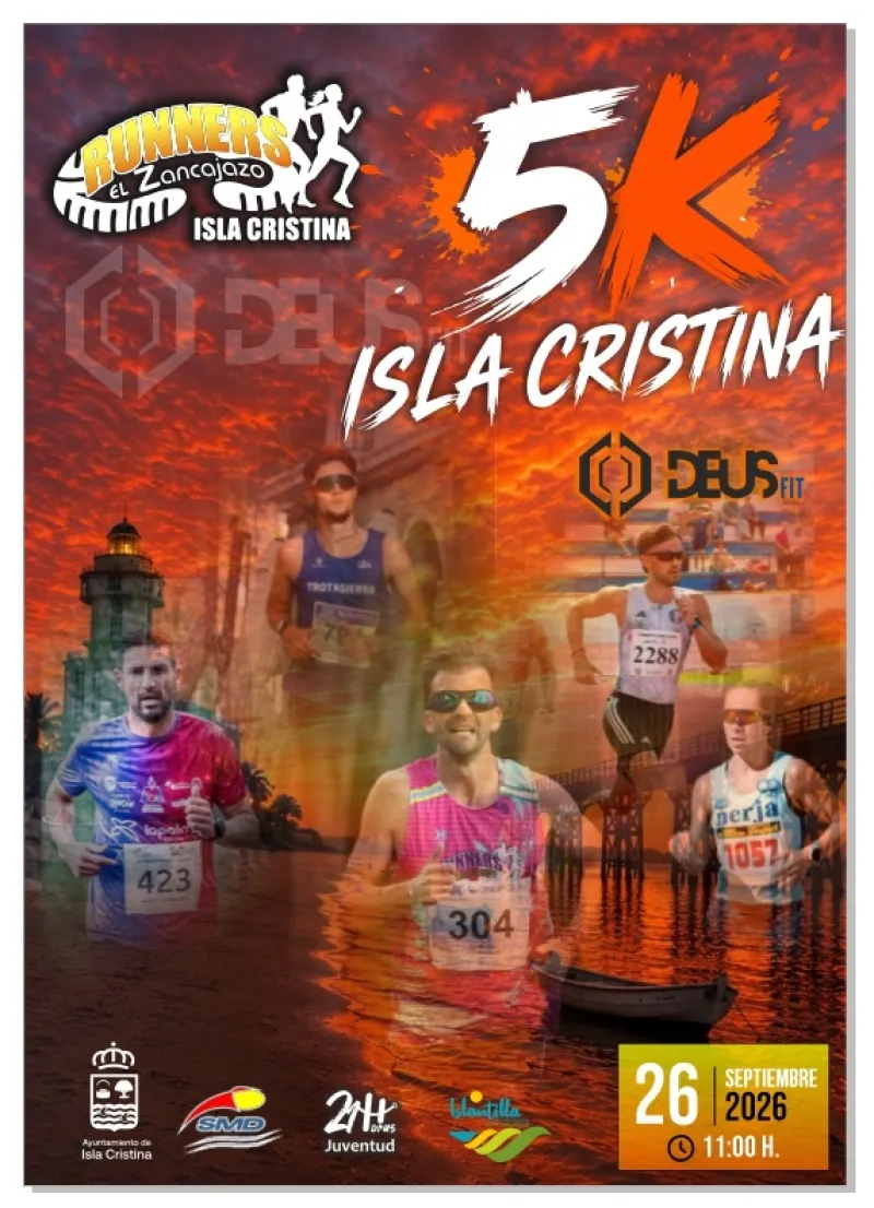 Cartel 1ª Edición 5K Ciudad de Isla Cristina