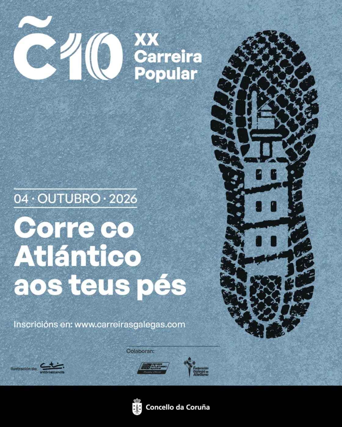 Cartel XX Carreira Popular Coruña10