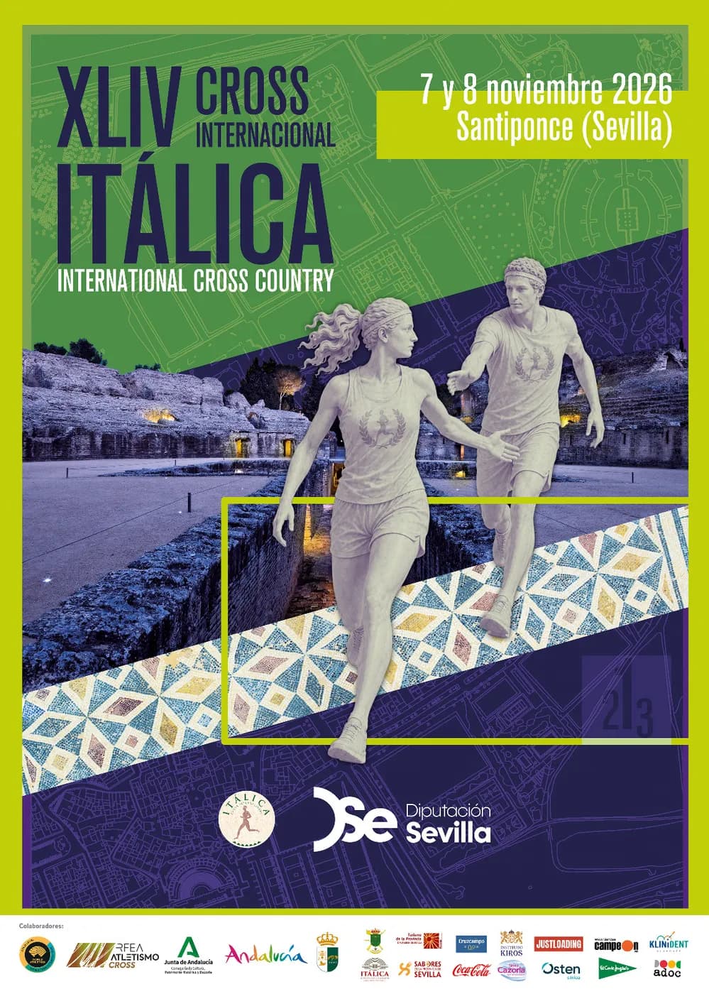Cartel XLIV Cross Internacional de Itálica - Cross Popular Corto
