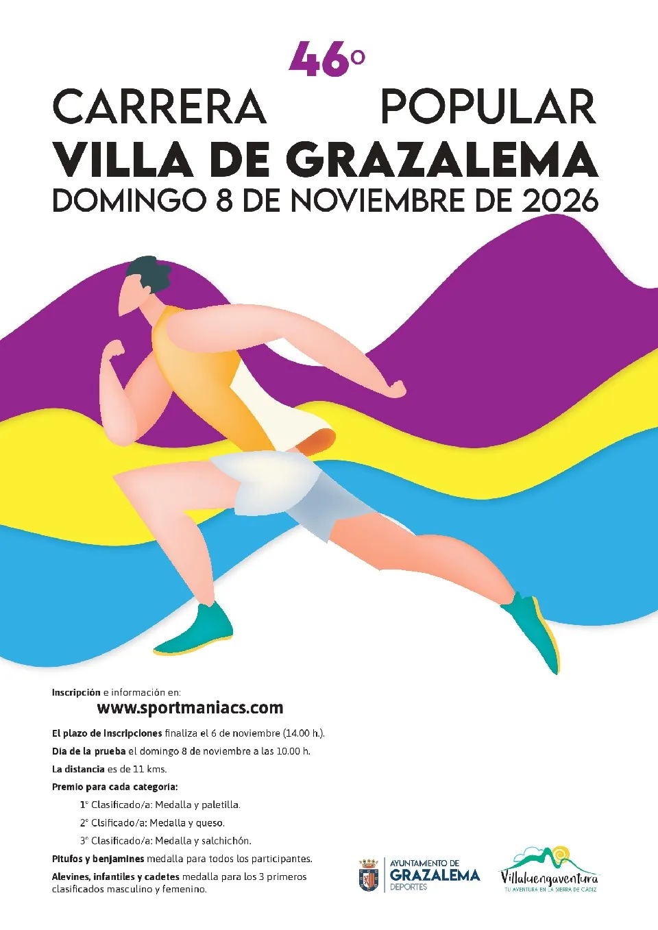 Cartel XLVI Carrera Popular Villa de Grazalema