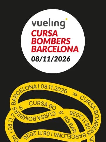 Cartel Vueling Cursa Bombers Barcelona