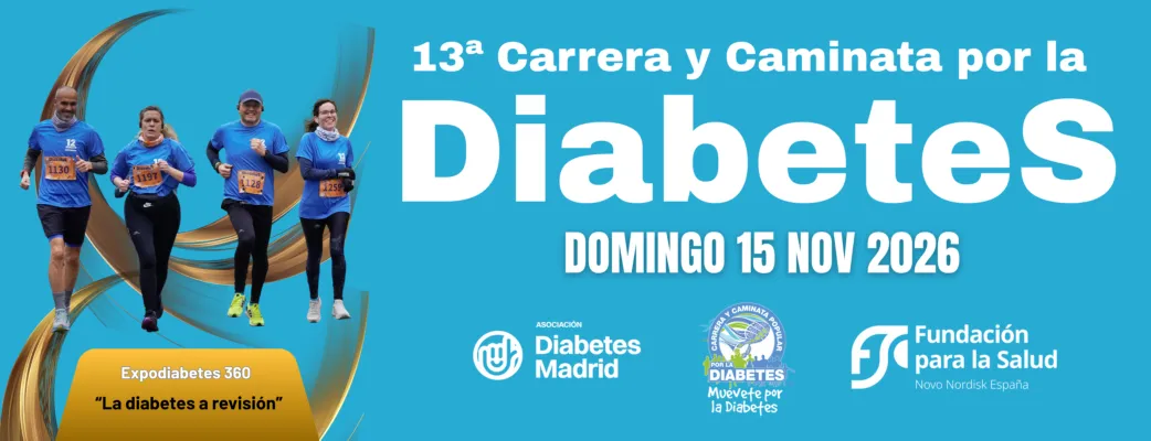 Cartel 13ª Carrera y Caminata Popular por la Diabetes - 5K