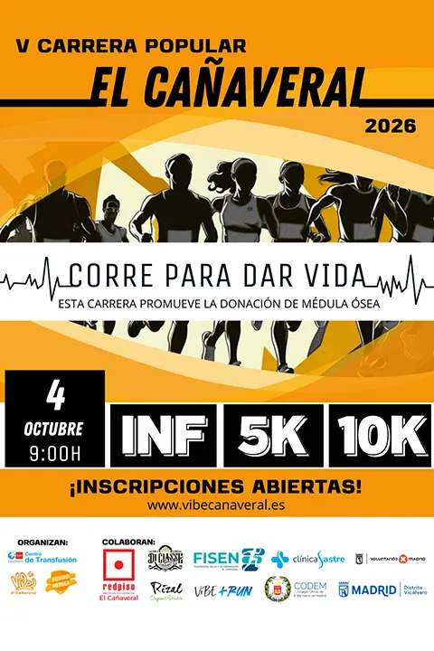 Cartel V Carrera Popular El Cañaveral