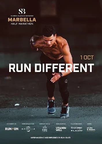 Cartel Sierra Blanca Marbella Half Marathon