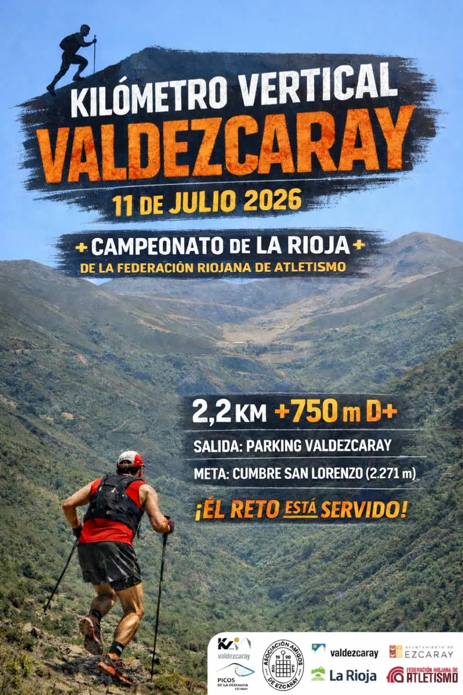 Cartel Kilómetro Vertical Valdezcaray