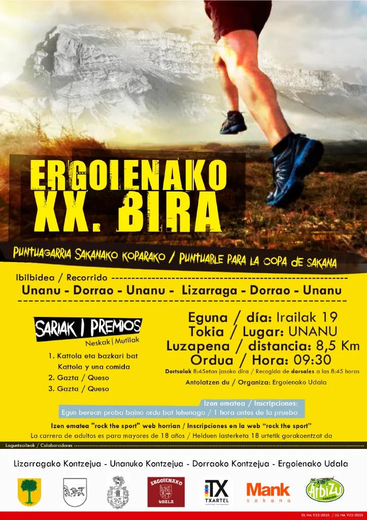 Cartel XX Ergoienako Bira