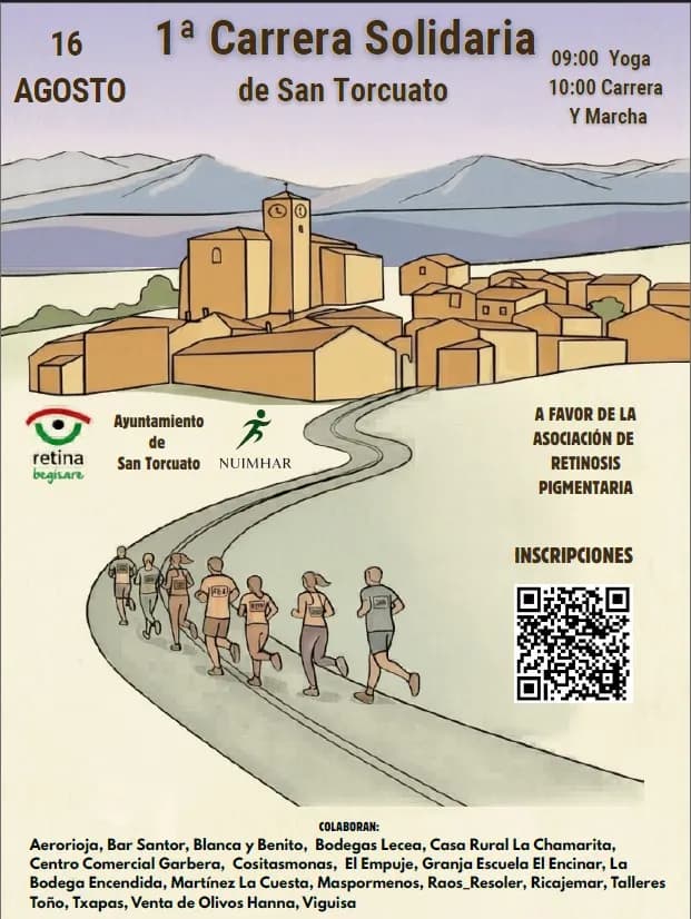 Cartel I Carrera Solidaria de San Torcuato