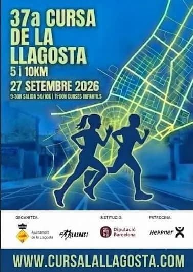 Cartel 37a Cursa de la Llagosta 5K