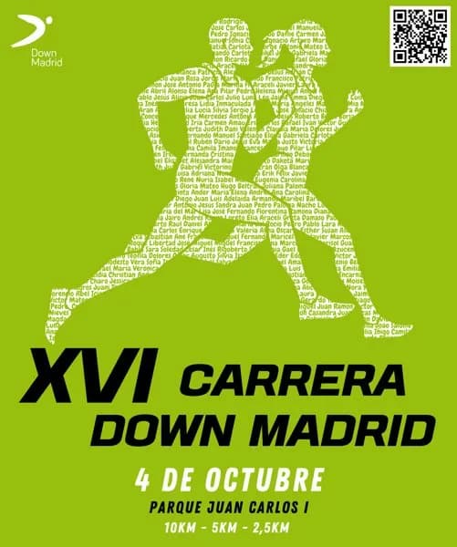 Cartel XVI Carrera Down Madrid 5K